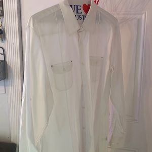 Xl, white metal stud toe things on pockets